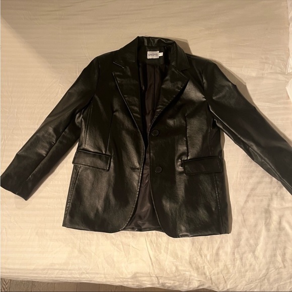 Revolve Faux Leather Jacket/Blazer - Picture 4 of 4